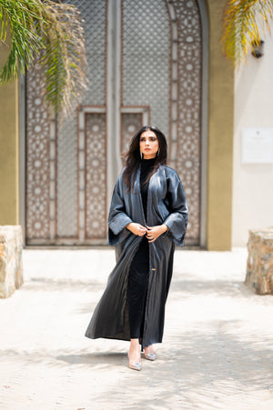 Shimmery Night soft abaya