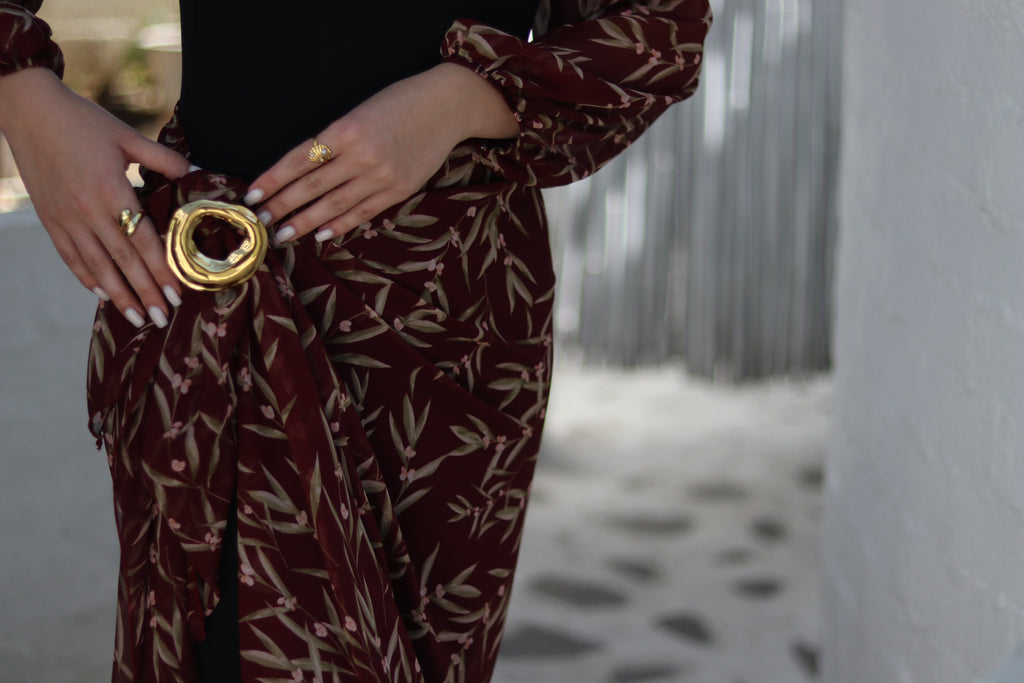 Oval Gold Brooch