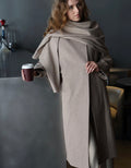 Toasted Almond Wrap Coat