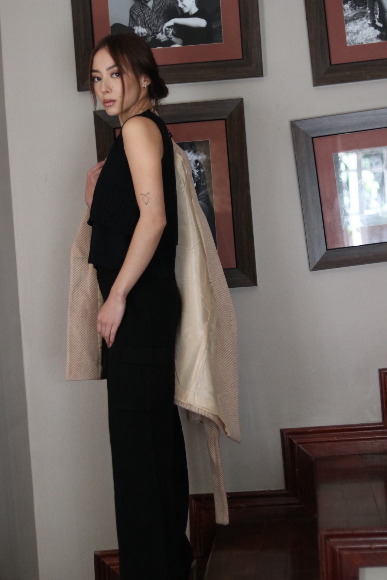 Knit Track Pants - Black