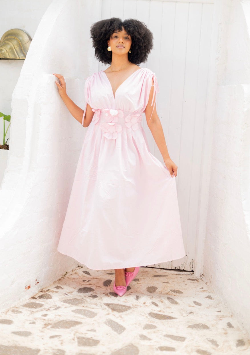 Pink Flower Dress