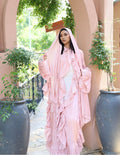 Pink Frill Abaya