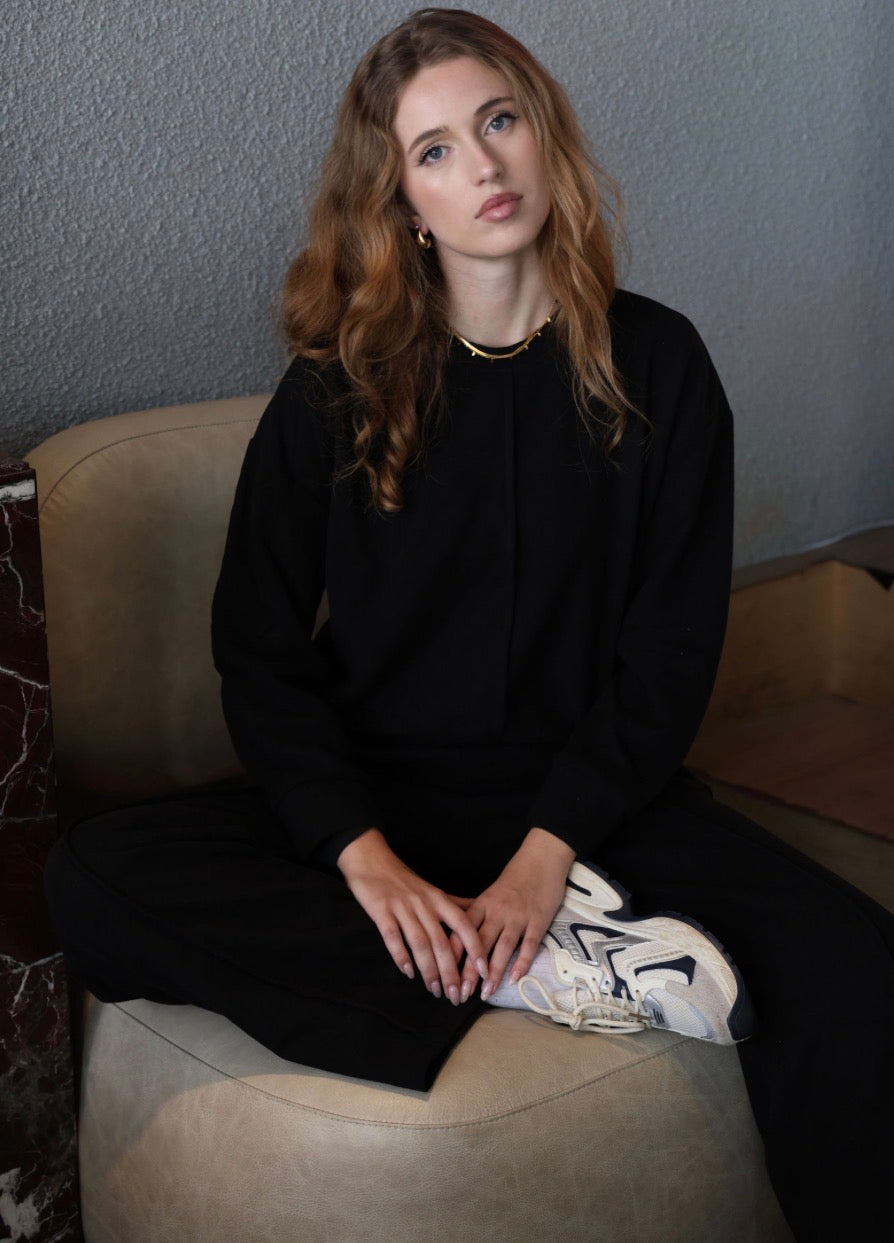 Jet Black Lounge Set