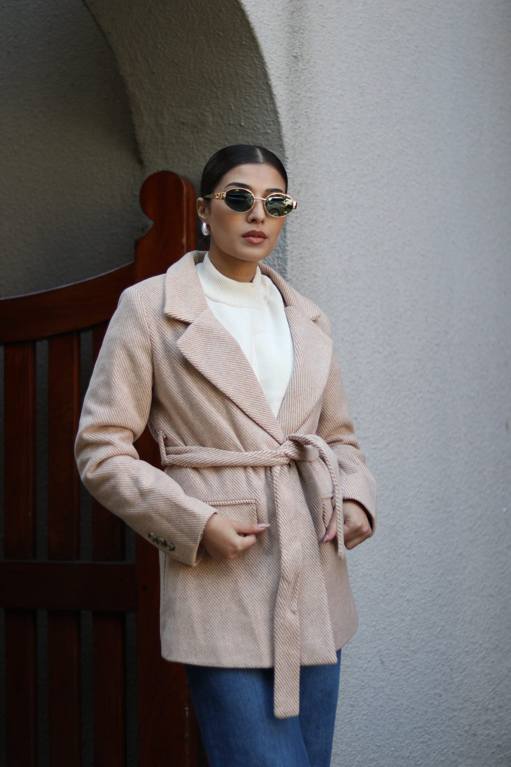 Short Coat Beige