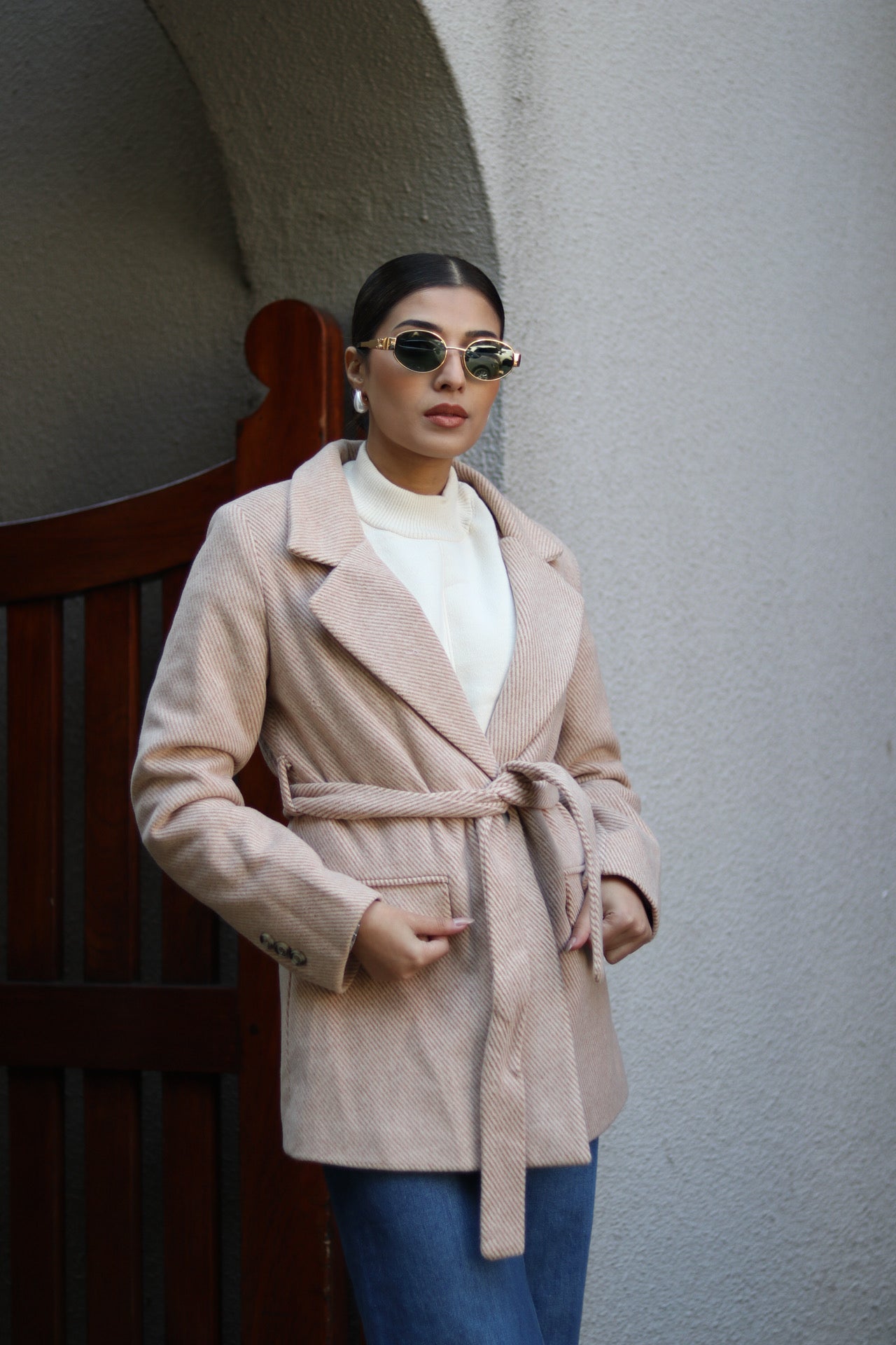Short Coat Beige