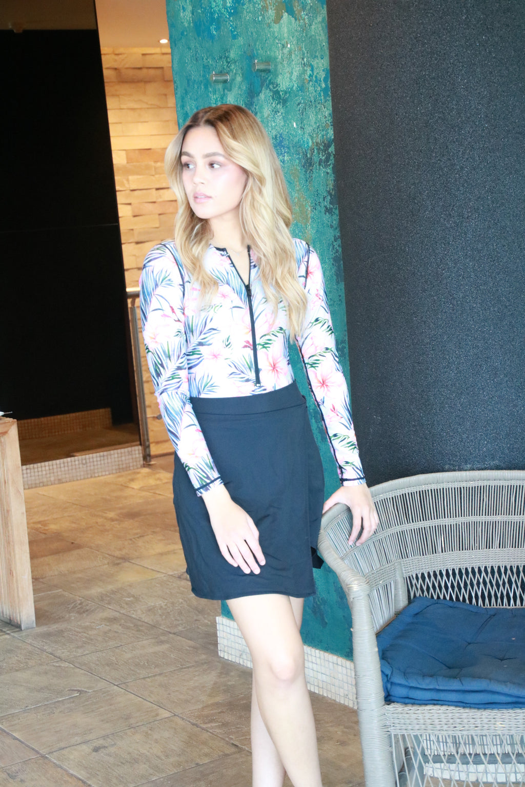 Tropical island bodysuit