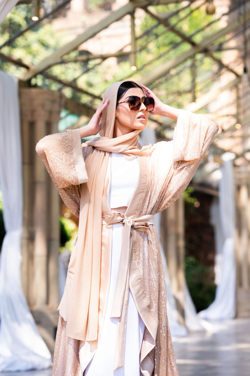 THE GOLD SEQUIN THROW