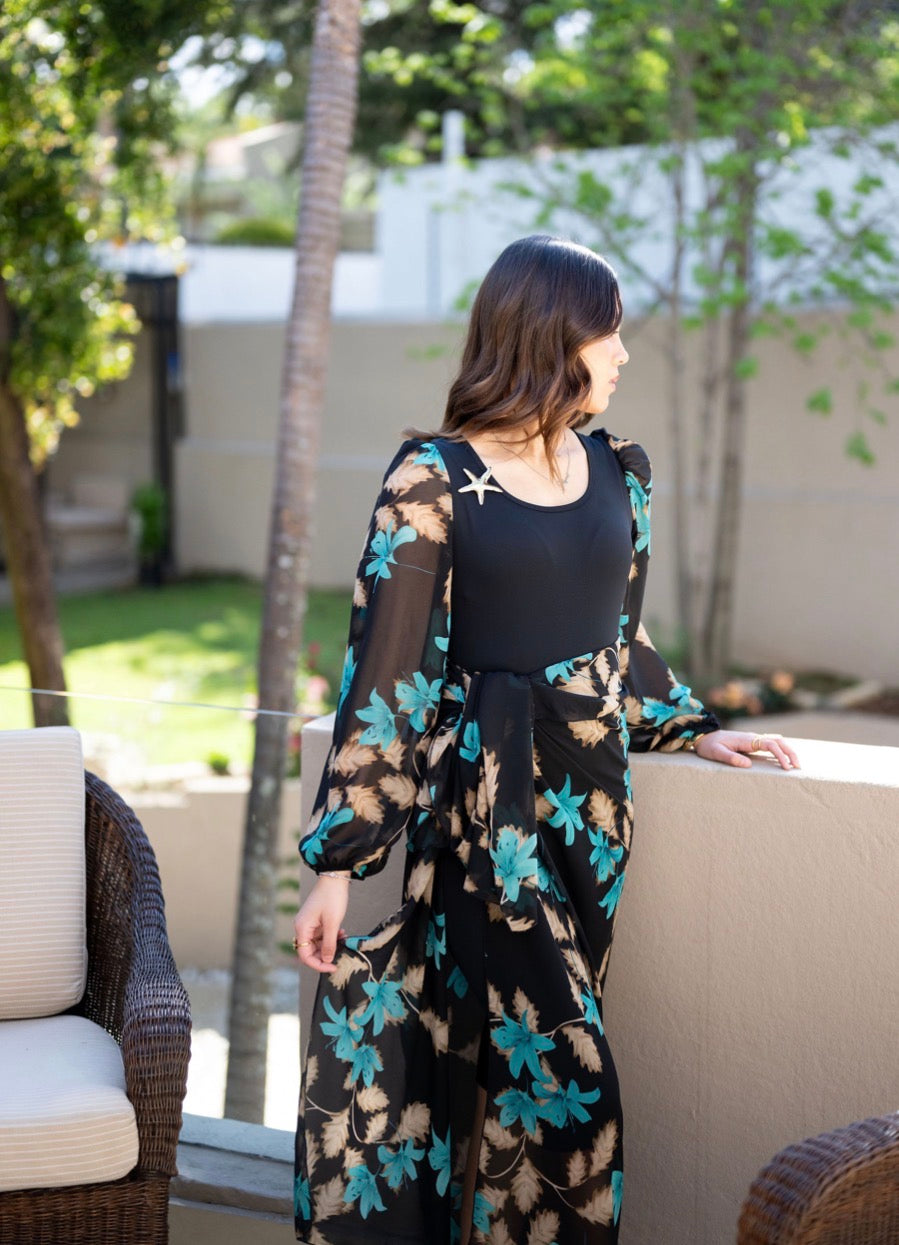 Midnight Oasis Bubble Sleeve (Incl. Sarong)