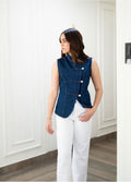 Denim Sleeveless Jacket