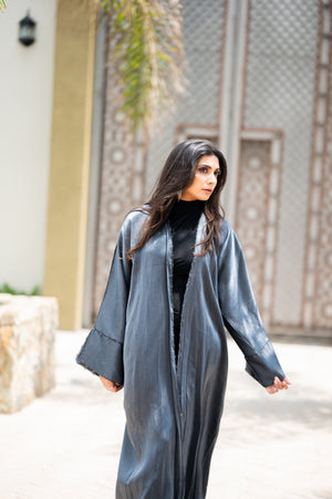 Shimmery Night soft abaya