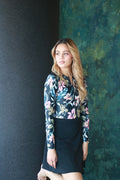Midnight Floral Bodysuit