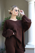 Chocolate Brown Loungewear set