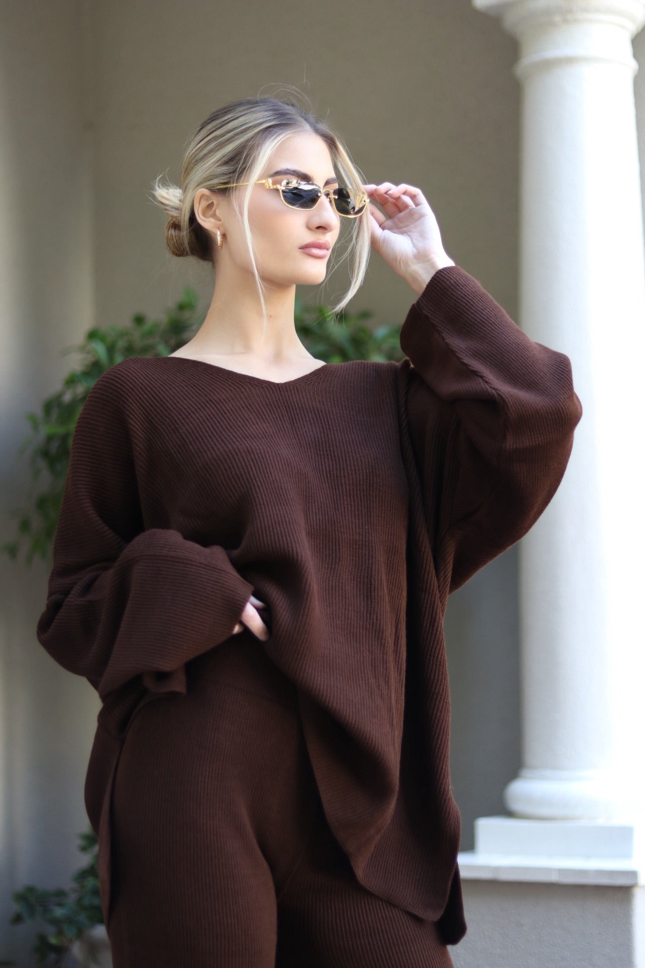 Chocolate Brown Loungewear set