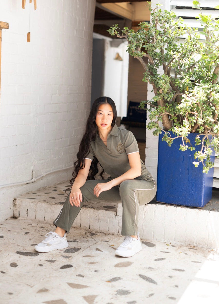 Laro Olive Green Tracksuit
