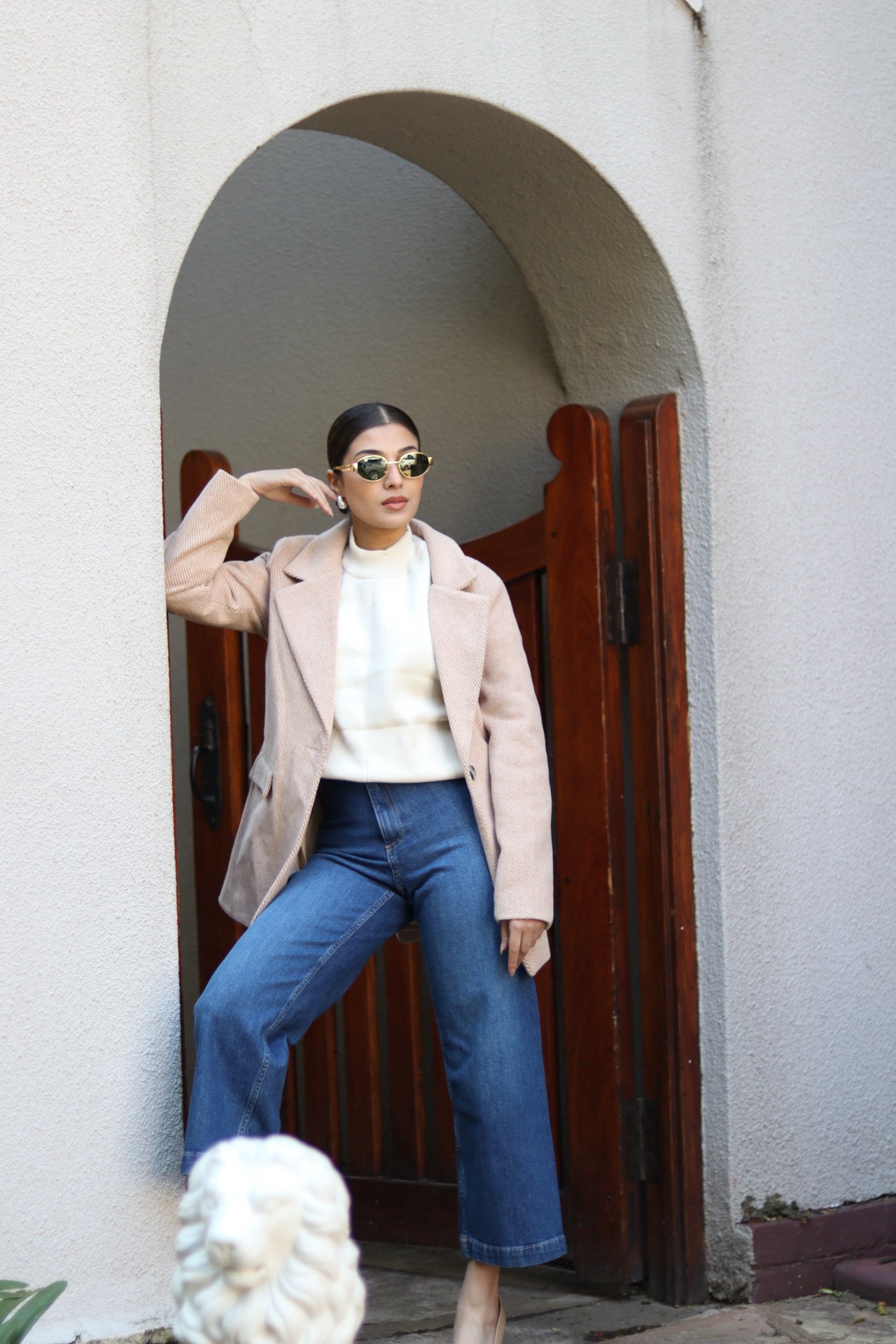 Short Coat Beige