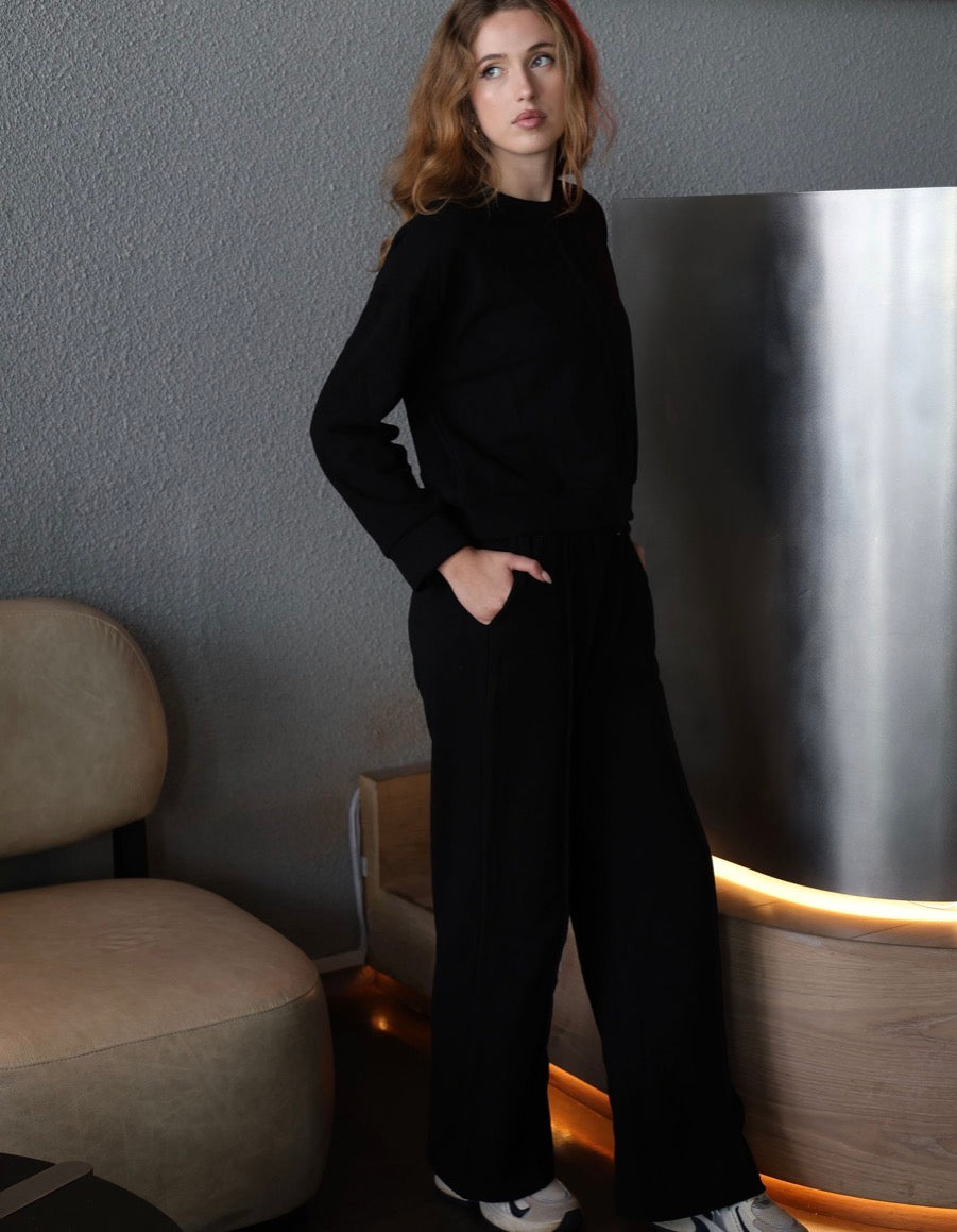 Jet Black Lounge Set