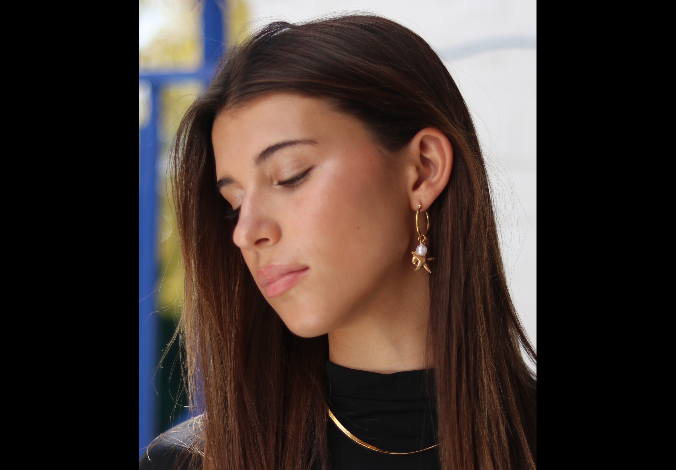 Pearl Starfish Earring