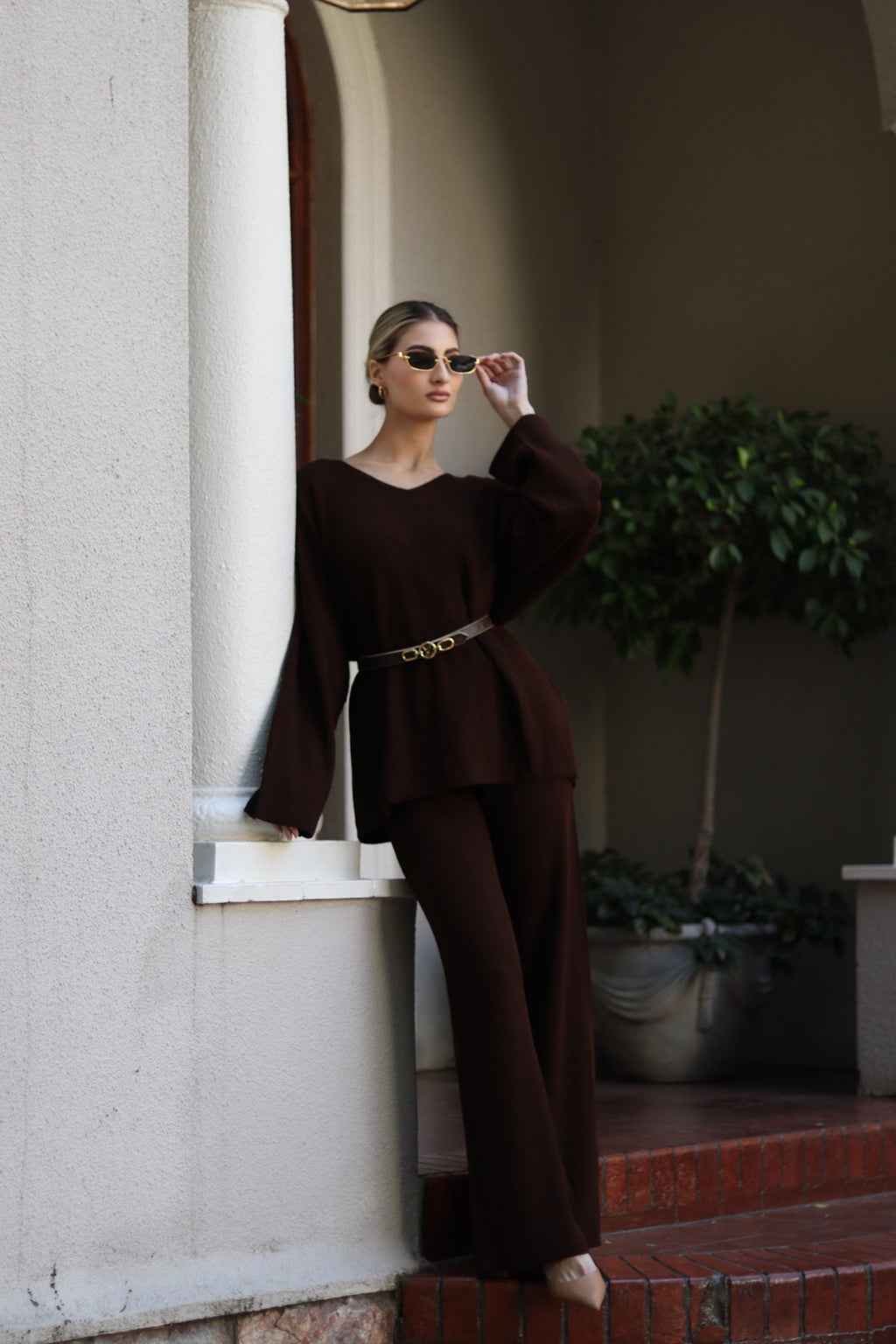 Chocolate Brown Loungewear set