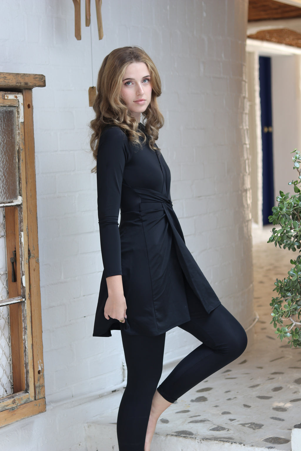 Knot Dress with Legging