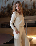 Oatmeal Dream Cropped Tracksuit