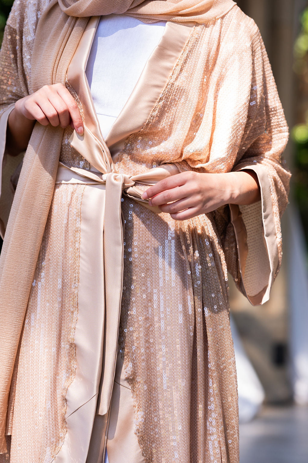 THE GOLD SEQUIN THROW