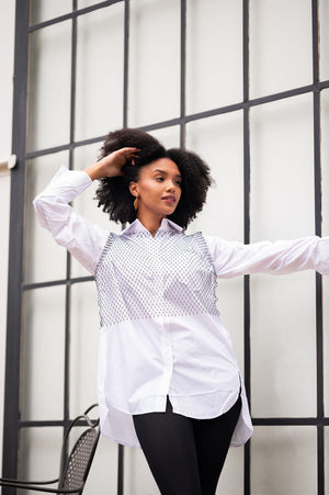 Basic White Oversized Shirt